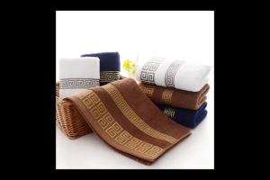 3pcs Set Black Cotton Bathroom Towels Sets 2pcs Hand Face Towel 34x74cm and 1pcs Big Bath Towels 70X140cm Washcloths Gift Towels