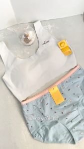 Tally 213 6012 Miniset Bra Anak Perempuan Remaja Anak Cewek ABG Teen | Seamless | Free Size | Ada busa