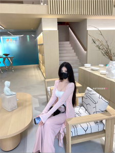 Soft Open Cardigan Ultra Sensation Long/Short Version with Tencel Draping Sun Protection Outerwear Korean Style Commute Pure Color