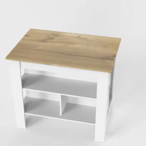 Frocill multifunctional kitchen solid wood island storage table dining table vegetable cutting table