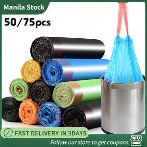 Drawstring Garbage Bag Thickened Household Kitchen Portable Garbage Bag Plastic Kitchen Garbage Bag