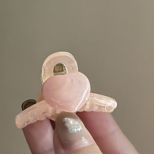 Kẹp Tóc Acrylic Hình Tim Đơn Giản 2022 Mẫu Mới Kẹp Tóc Mái Lệch Kẹp Tóc Nhỏ Kẹp Tóc Cá Mập Kẹp Tóc Cao Cấp Kẹp Tóc Cho Phụ Nữ