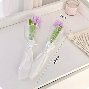 Bình Hoa Tulip Giả Trang Trí Phòng Ngủ Phòng Khách Chụp Ảnh Hoa Khô Trang Trí Nhà Hoa Tươi Mô Phỏng Hoa Tulip Trang Trí Nhà