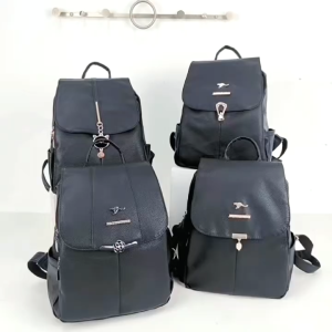 Grosir import jakarta 3100 Aff Tas Ransel Premium Tas Back Pack Korea Style Kulit PU 25*12*31 Cm