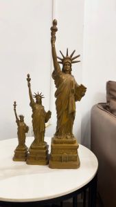 Tượng nữ thần tự do bằng đồng decor 3 cỡ Cao 26x7cm-0.7kg cao 37x10cm-2.2kg và cao 57x13cm-5kg