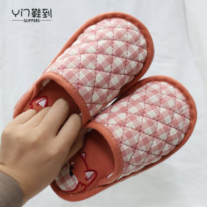 Dép Trẻ Em Bằng Vải Cotton Dày Mùa Đông Ấm Áp Đế Mềm Chống Trượt Trong Nhà Mùa Thu Đông Cho Trẻ Em Trung Niên Và Trẻ Em
