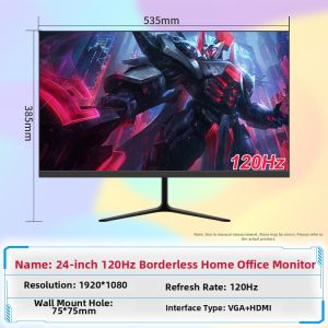 LANLIPU | Curved Edgeless Gaming & Office Monitor 165Hz