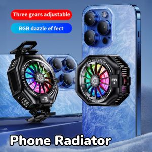 Heat Sink Phone Cooler Gaming iPad Radiator Cooling Magnetically Fixed Back Clip Phone Radiator