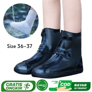 Sarung Cover Hujan Sepatu Bots Reusable Rain Boot Non-Slip & Elastis