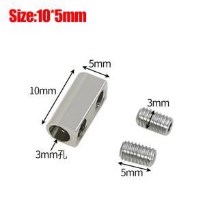 1/2mm Steel Wire Rope Clamp Stainless Steel Double Hole Cable Fastener Adjustable Screw Copper Metal Clip Sling Fitting Hardware