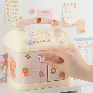 Piggy Bank Coin Bank Money Coin Storage Box Tabung Simpanan Duit Budak (FREE Stickers & Patches)