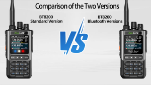 BINTOLK BT-8200 Walkie Talkie Full Band Bluetooth Phone Programming Long Range 10W Tri Power NoAA Noise Reduction Ham Two Way Radio