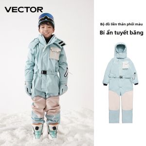 VECTOR | Bộ Đồ Trượt Tuyết Chống Nước Chống Lạnh Phù Hợp Nam Nữ Trẻ Em