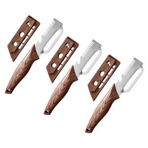 Stainless Steel Peeler 3-in-1 Fruit Potato Peeler Bottle Opener Multi Purpose Kitchen Gadget For Vegetable Peeling And Slicing