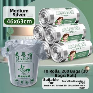 MAIENS | Heavy-Duty Kitchen Garbage Bags Black Medium-Large Size