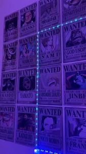 One Piece Wanted Poster 24pcs Set Anime Peripheral Home Wall Decoration gifts for boys children kids