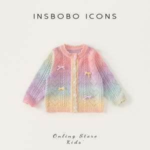 insbobo | Áo Sweater Len Nhiều Màu Dành Cho Bé Gái