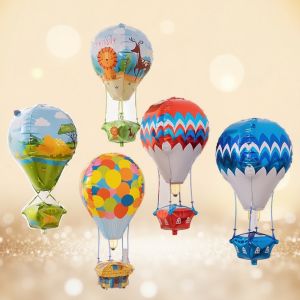3D Hot Air Balloon Modeling Balloon Kids Classroom Living Room Mall Window Birthday Scene Layout Decoration Atmosphere