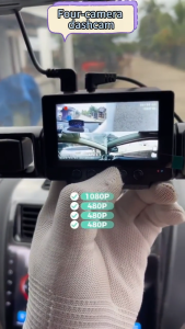 📸 Samurai Katana Dash Cam📷 Built-in WiFi 24H Clear Infrared Night Vision 🚗 with Kereta DVR 4 Channels HD Front 2.5K 1080P 🚗