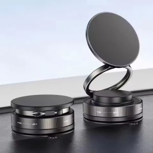 Giá Đỡ Điện Thoại Từ Tính Xoay 360 Độ Cho Ô Tô - Giá Đỡ Hút Chân Không Chắc Chắn Màu Đen Gấp Gọn Được Chống Sốc Đa Năng