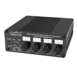 ADAU1701 2.1 4.0 DSP Digital Signal Processing Preamp2-in 4-out Tone Board With Treble Bass Volume AdjustmentSupport Sigmastudio