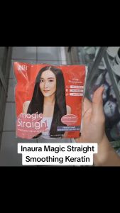 INAURA Magia Straight 130ml Step1 + 2 Pelurus Rambut Keratin Rebonding Smoothing Straightening Magic