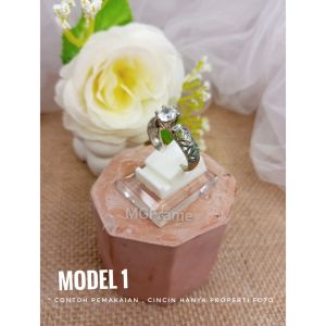 Display ring dudukan cincin tempat cincin isi 10pcs