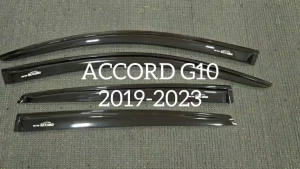 กันสาดประตู กันสาด คิ้วกันสาด คิ้ว ดำทึบ ฮอนด้า แอคคอด G10 Accord 2019 2020 2021 2022 2023 ใส่ร่วมกันได้ A