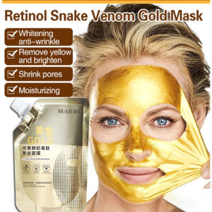 retinol daily brightening mask gold face mask exfoliating mask masker untuk jerawat面膜 保濕 補水 祛斑 美白Moisturizing whitening Lifting Firming shrinking pore Anti-Wrinkle Anti-aging skincare