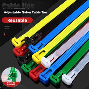 FEIZHUXIANSEN | Adjustable Reusable Durable Plastic Cable Ties