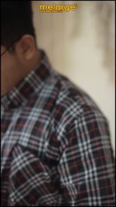 MELARGE Kemeja Blueberry Bigsize Cowok - Kemeja 4XL Cowok