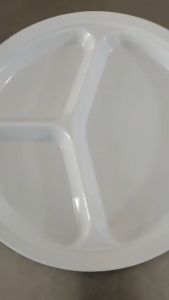 Combo 10 cái khay tròn dành cho cơm học sinh mầm non  KH 03N - Ø 25.4 x 2.5 cm Và KH 03 Lớn Ø 26.4 x 2.7 cm