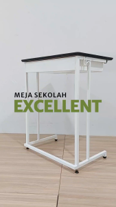 Meja Belajar meja Sekolah Meja Siswa Meja Murid Meja Les Meja Kursus Meja Kuliah Meja Training - Classmate EXCELLENT Besi Coating HPL Multiplek