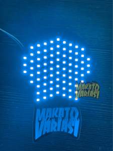 Lampu stoplamp rem belakang running raning scoopy esp donat 2017 2018 2019 8 mode kedip otomatis