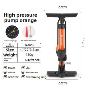 West Biking | Portable High-pressure Bicycle Pump