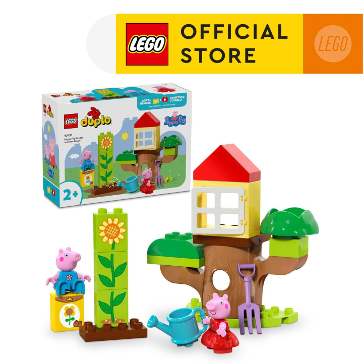 LEGO DUPLO Peppa Pig 10431 Peppa Pig Garden and Tree House (20 Pieces)