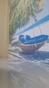 ห่วงยางขาสอดหางปลาวาฬ 27" (คละสี) SY-A2126