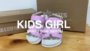MUS Kids Girl Velcro Tape Sandal 0522 kids fashion shoe | kasut budak perempuan [ ready stock + fast delivery ]