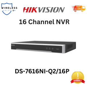 SG LOCAL Hikvision DS-7616NI-Q2/16P 16 Channel 1U 16 PoE 4K NVR