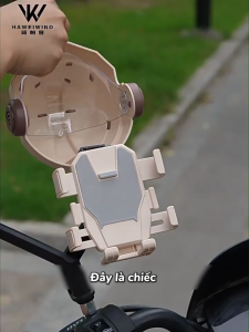 Giá đỡ điện thoại cho xe điện giá đỡ điện thoại ngoài trời chống nước hình dạng mũ bảo hiểm chắc chắn và chống nắng.