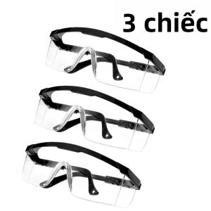 3 Kính Bảo Hộ Lao Động Chống Văng Nước Màu Xanh/đen Kính Bảo Hộ Công Nghiệp Chống Bụi Bảo Vệ Mắt Cho Phòng Thí Nghiệm Đi Xe Đạp Polycarbonate Chống Gió