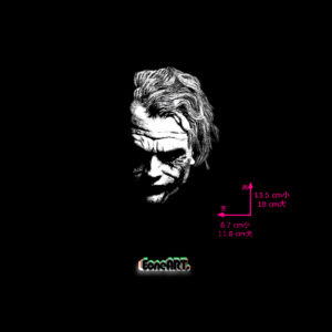 Reflective Decals Classic Version Clown Awesome Glass Body Personalized Decorations Indoor Outdoor Universal Waterproof Stickers