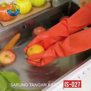 SARUNG TANGAN KARET PANJANG IGM GROSIR ISI 12 SET IS-027