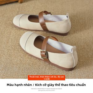 Agsdon | Giày Bệt Mary Jane Phong Cách Cổ Điển