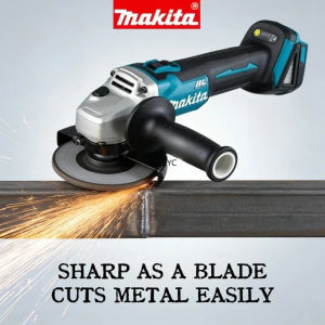 Makita | Makita DGA404 18V Brushless Angle Grinder 125mm LXT High Torque Cordless Grinder Heavy Duty Metal Cutting Sanding Polishing