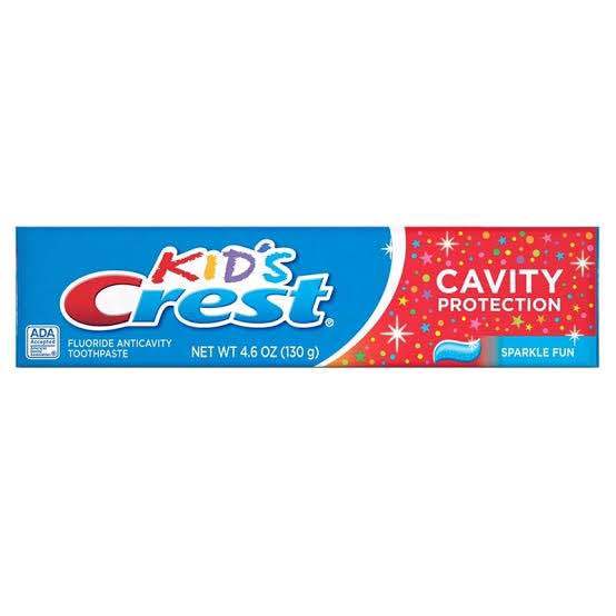 Crest Kid's Cavity Protection Sparkle Fun Flavor Toothpaste 130g ...