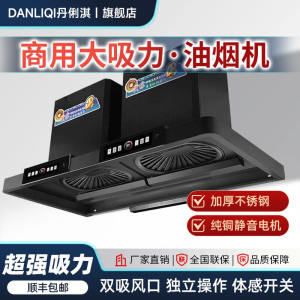 Commercial Stainless Steel Kitchen Hood Danliqi High Suction Power for Restaurants Hotels And Rural Stove Cooking Equipment
