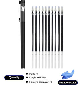 Magic Pens Refills Disappearing Ink for Grooved Handwriting Workbook Reusable Auto Vanish Ink Pen for Kids Calligraphy Practice