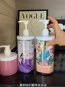 HOVELSHOP Botol Pump Tempat Sabun Cair Laundry Pewangi Pakaian Dispenser Detergen Serbaguna