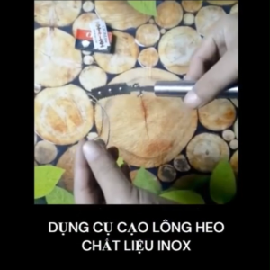 Dụng Cụ Cạo Lông Heo INOX Siêu Bền Dao Làm Sạch Lông Lơn Chân Giò Gia Súc Gia Cầm Dễ Dàng Tiện Lợi